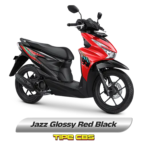 Honda Beat Cbs Bandung warna Red black