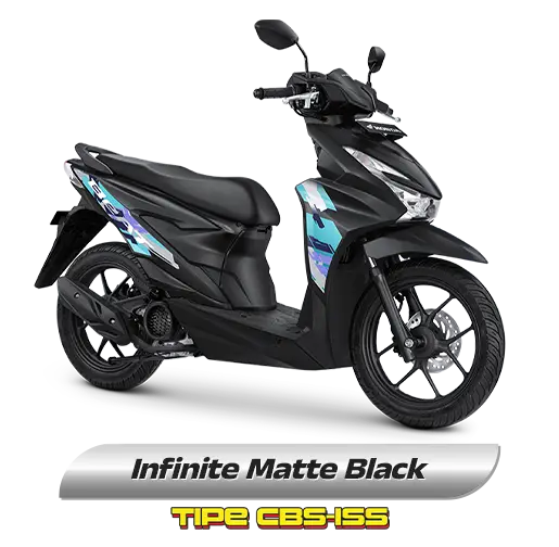 Honda Beat Cbs ISS Bandung warna Black