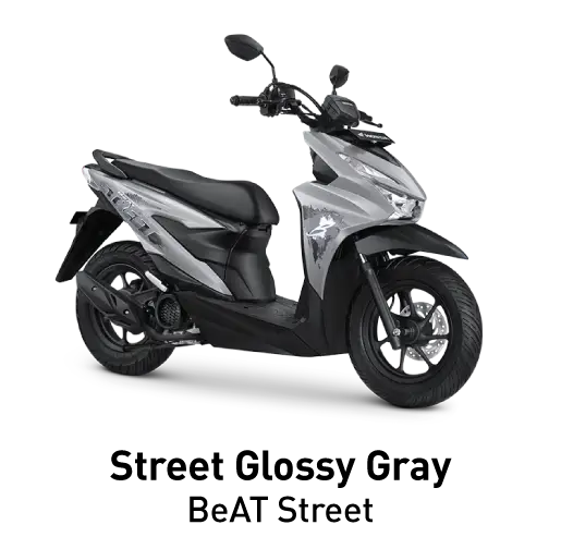 Honda Beat Street Bandung Glosy Black Grey