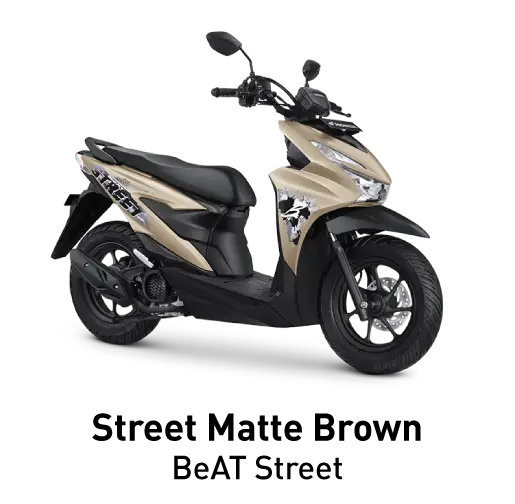 Honda Beat Street Bandung warna brown