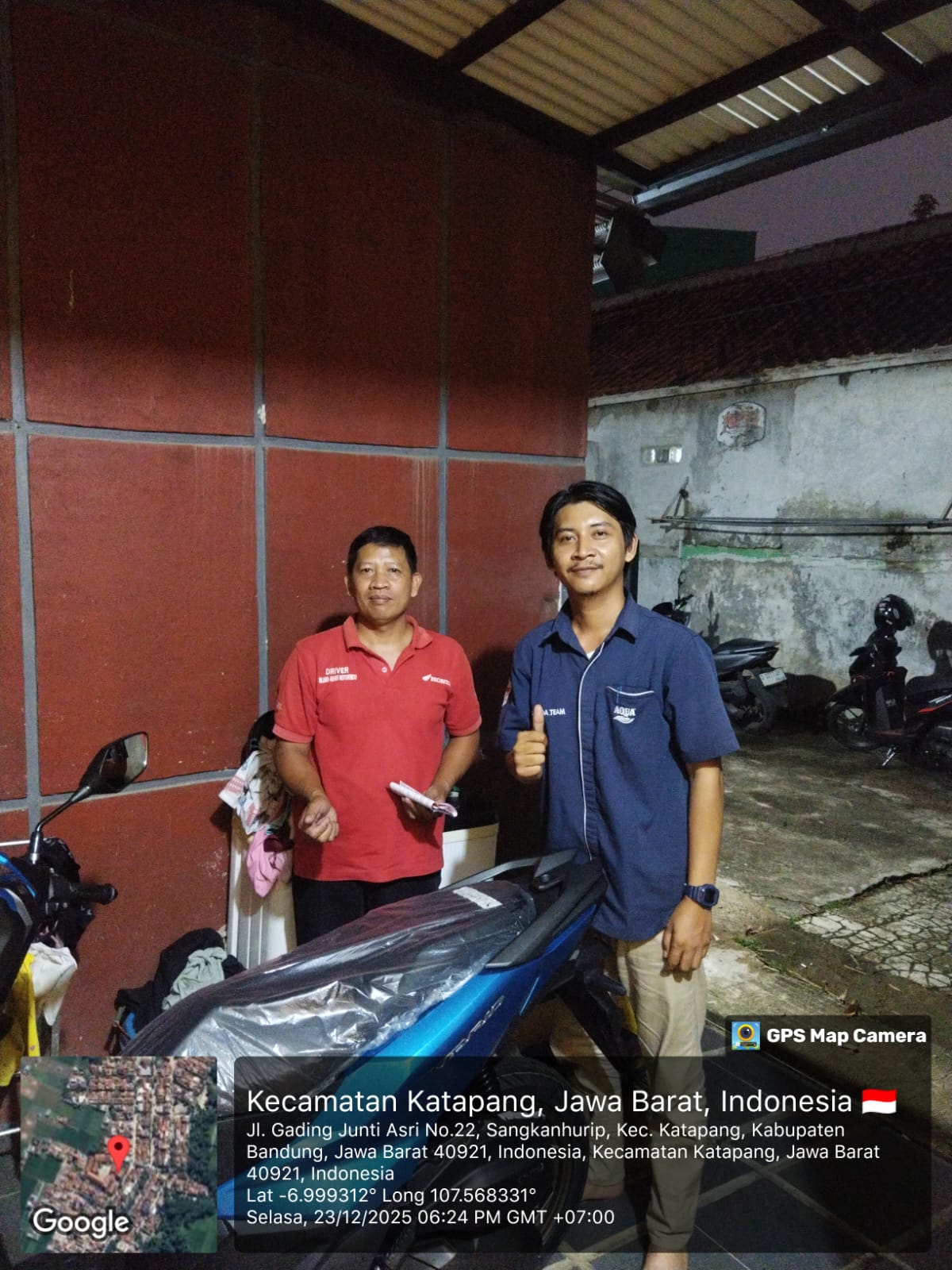 Serah terima unit Honda - nama konsumen